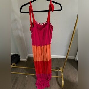 Multi colored summer dress